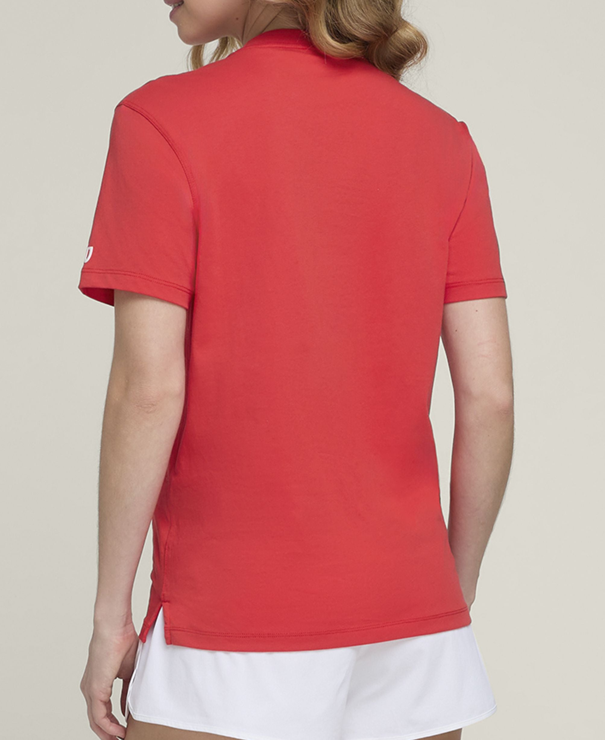 T-shirt graphique équipe unisexe rouge
