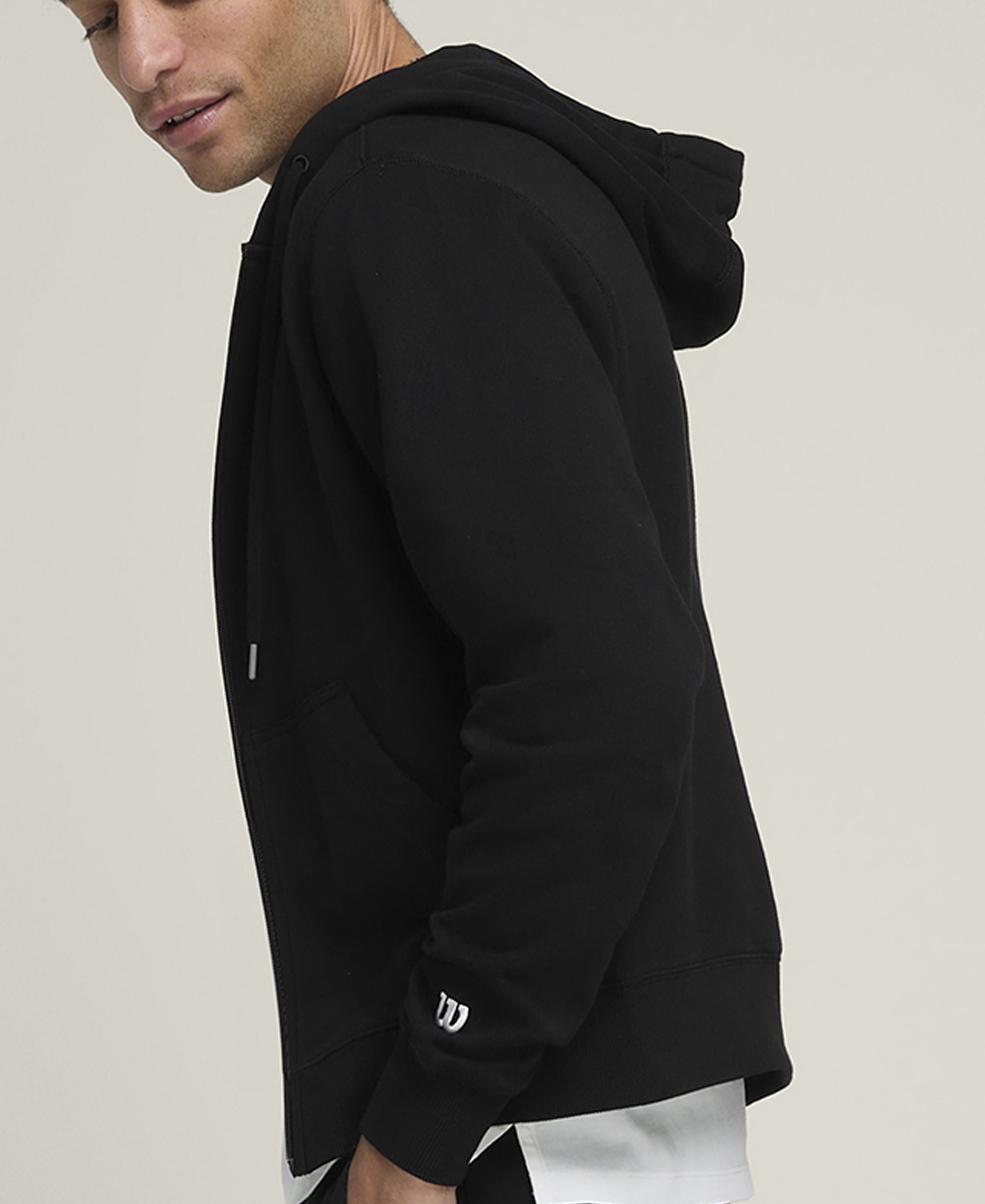 Team Zip Hoodie Unisex Schwarz