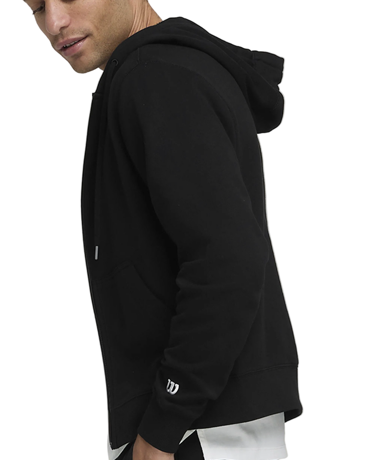 Team Zip Hoodie Unisex Black