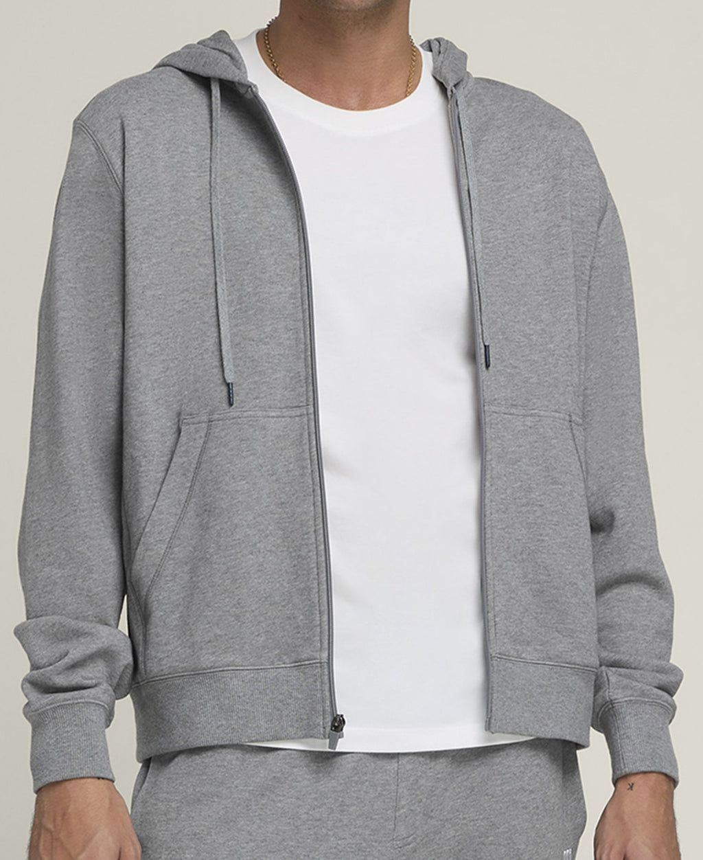 Team Zip Hoodie Unisex Gray