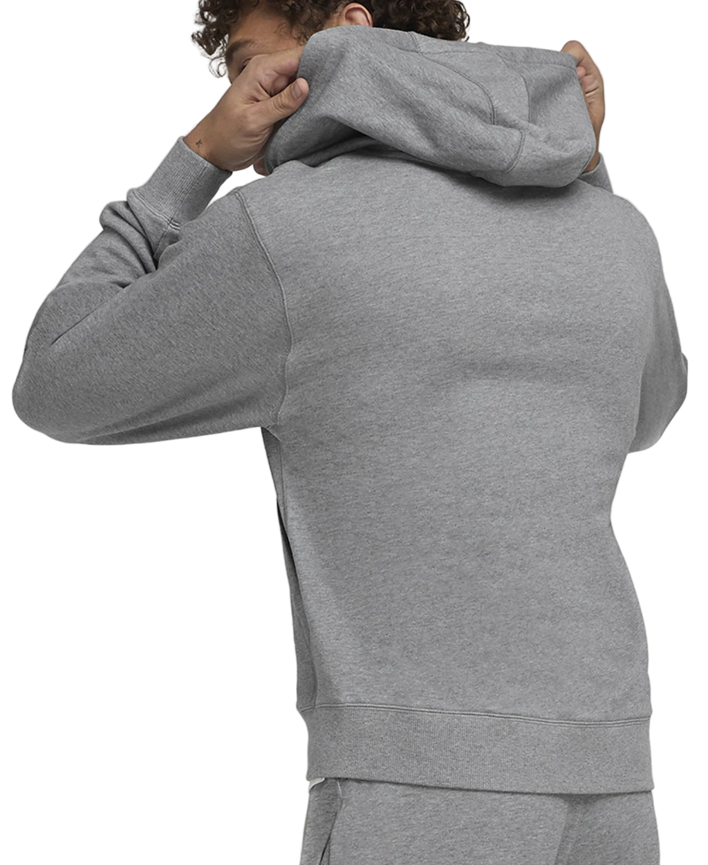 Sweat à capuche zippé Team unisexe gris