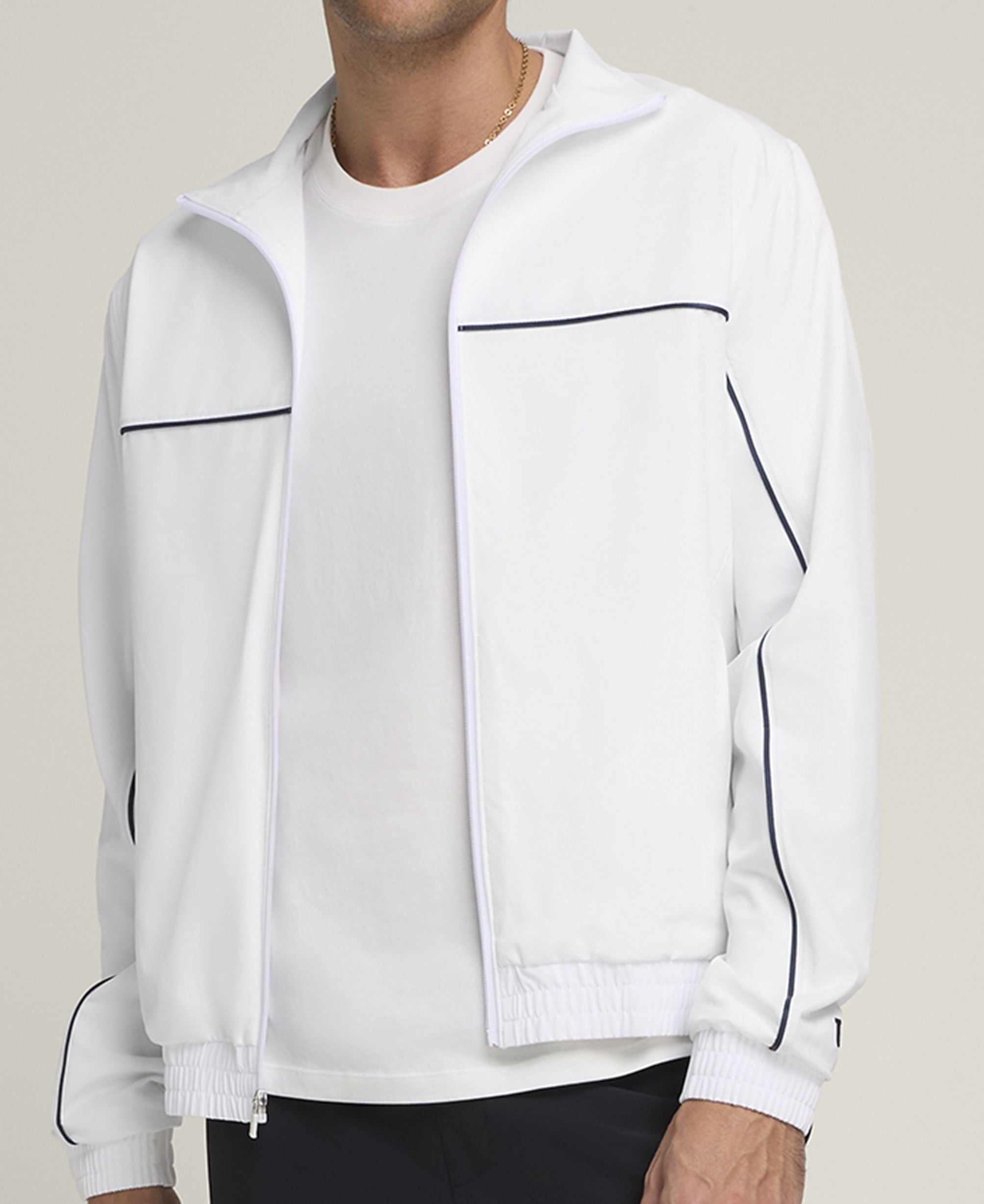 Team Woven Jacke Herren Weiss