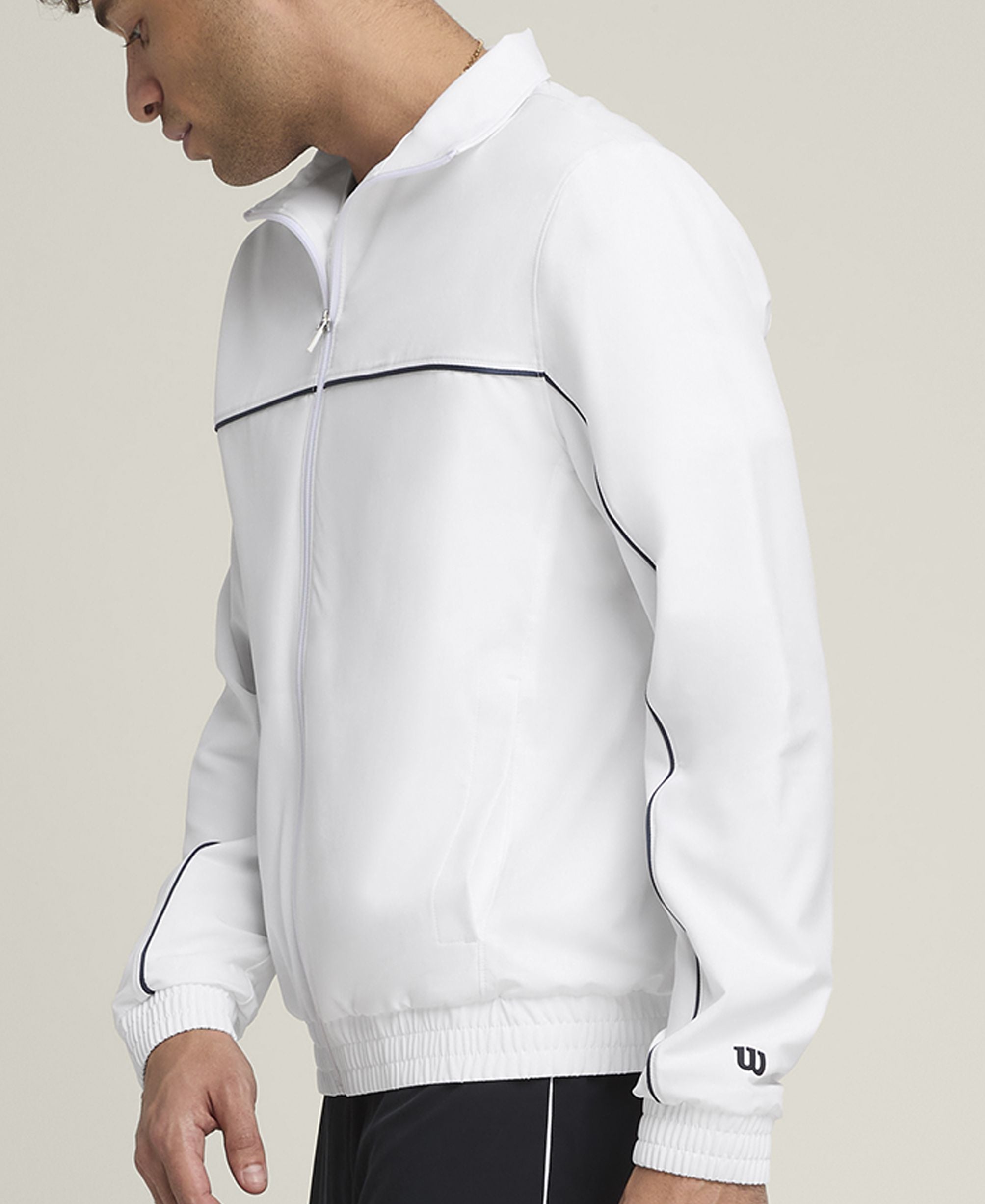 Team Woven Jacke Herren Weiss