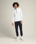 Elevate Performance Demi-Zip Homme, blanc