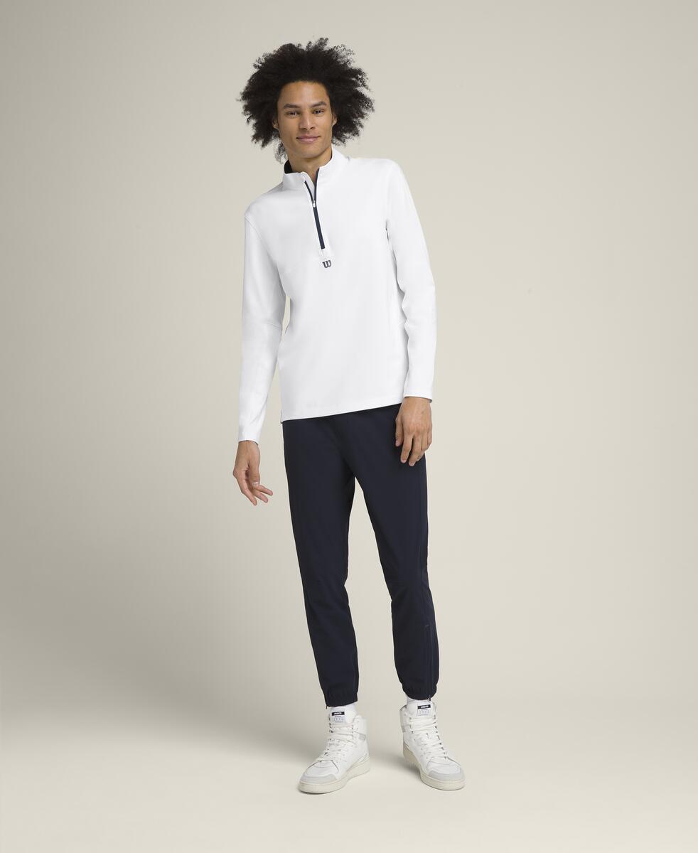 Elevate Performance Half-Zip Men white