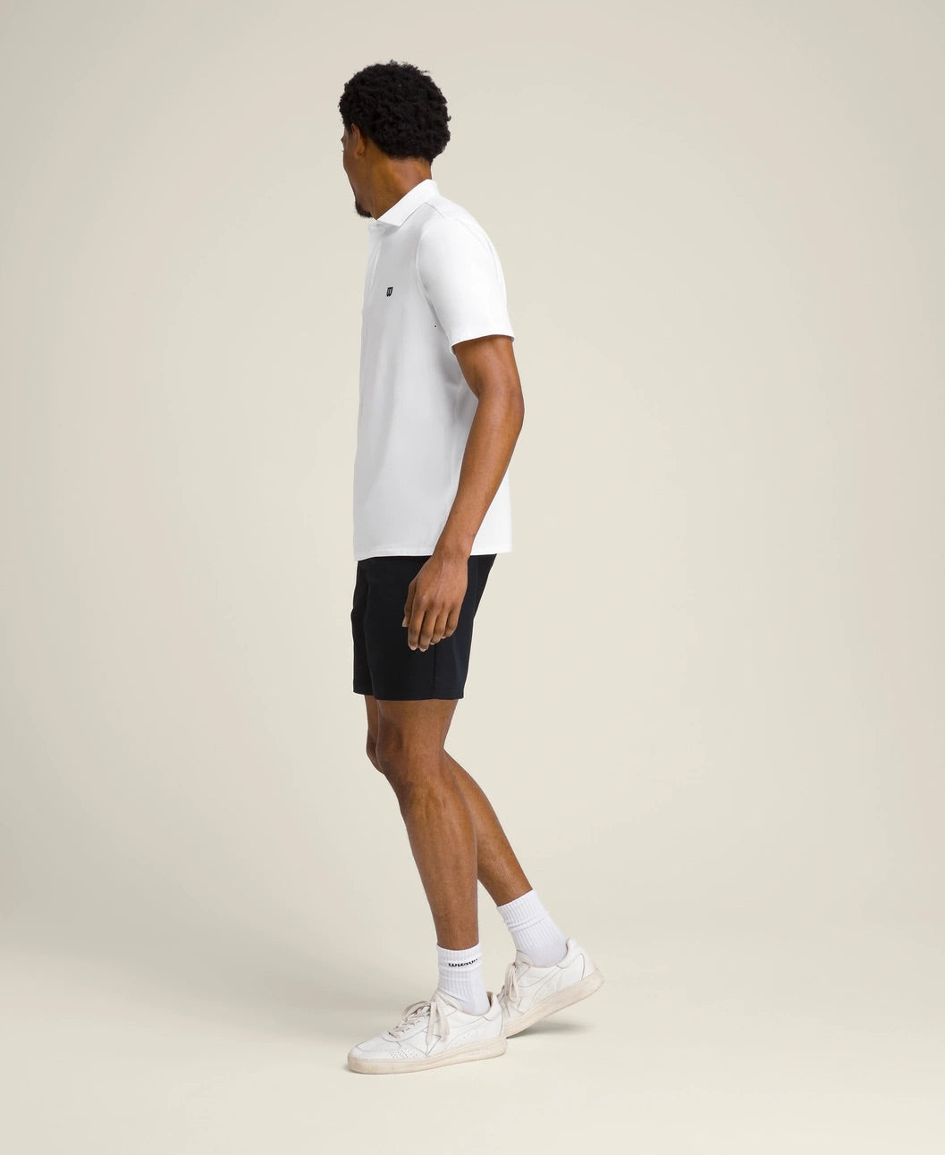Polo League pour homme blanc
