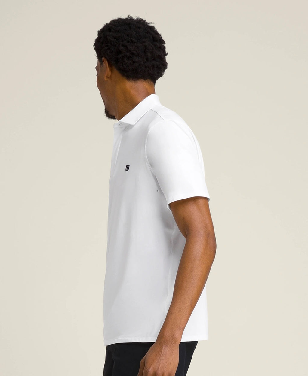 Polo League pour homme blanc