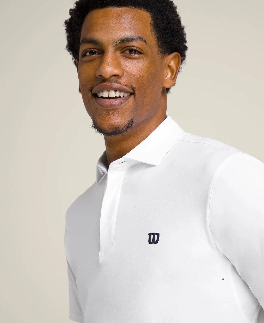 Polo League pour homme blanc