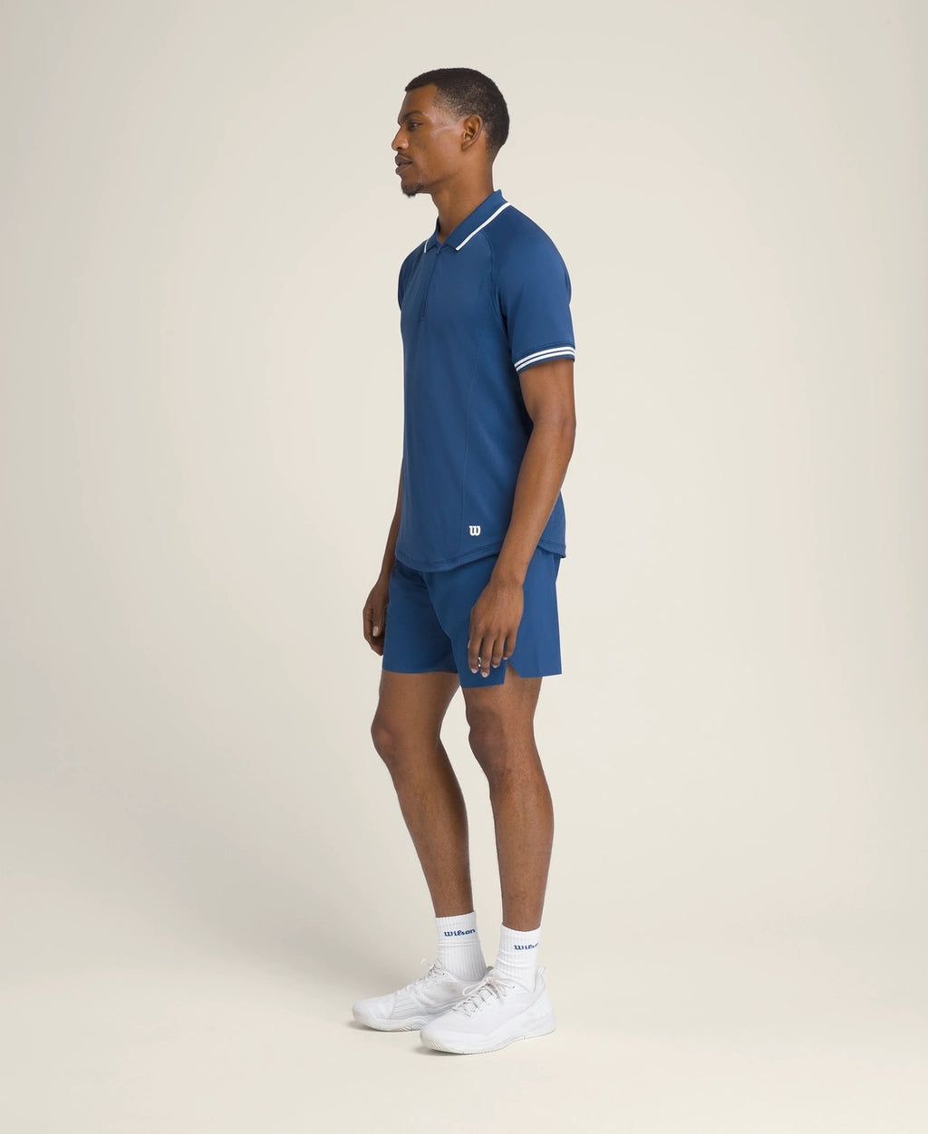 Short de tournoi pour hommes Court Bleu