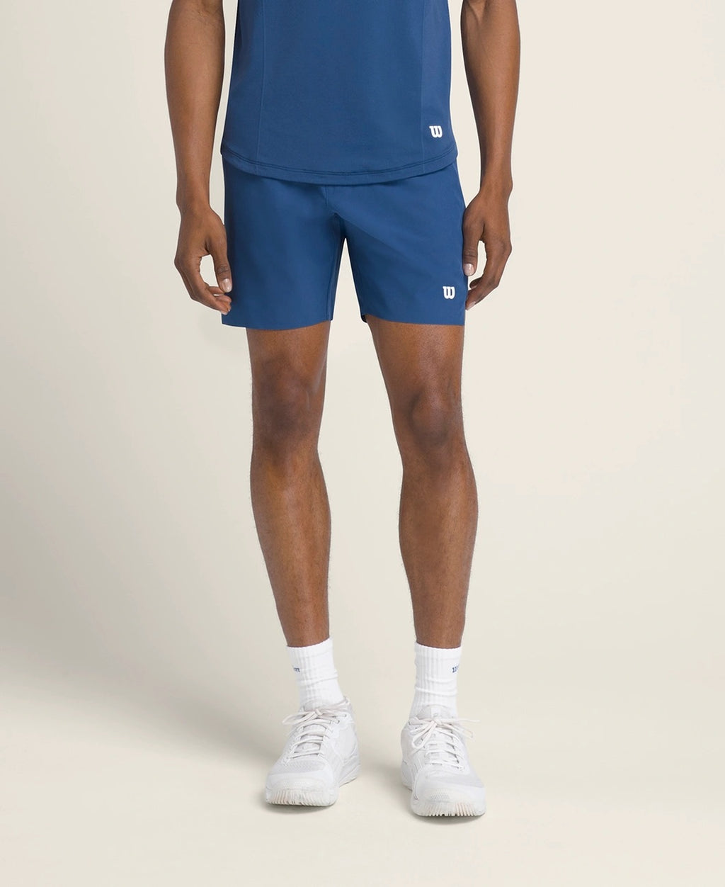 Short de tournoi pour hommes Court Bleu