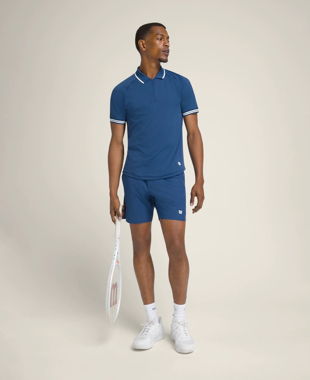Short de tournoi pour hommes Court Bleu