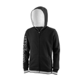 Team II FZ Hoodie JR schwarz