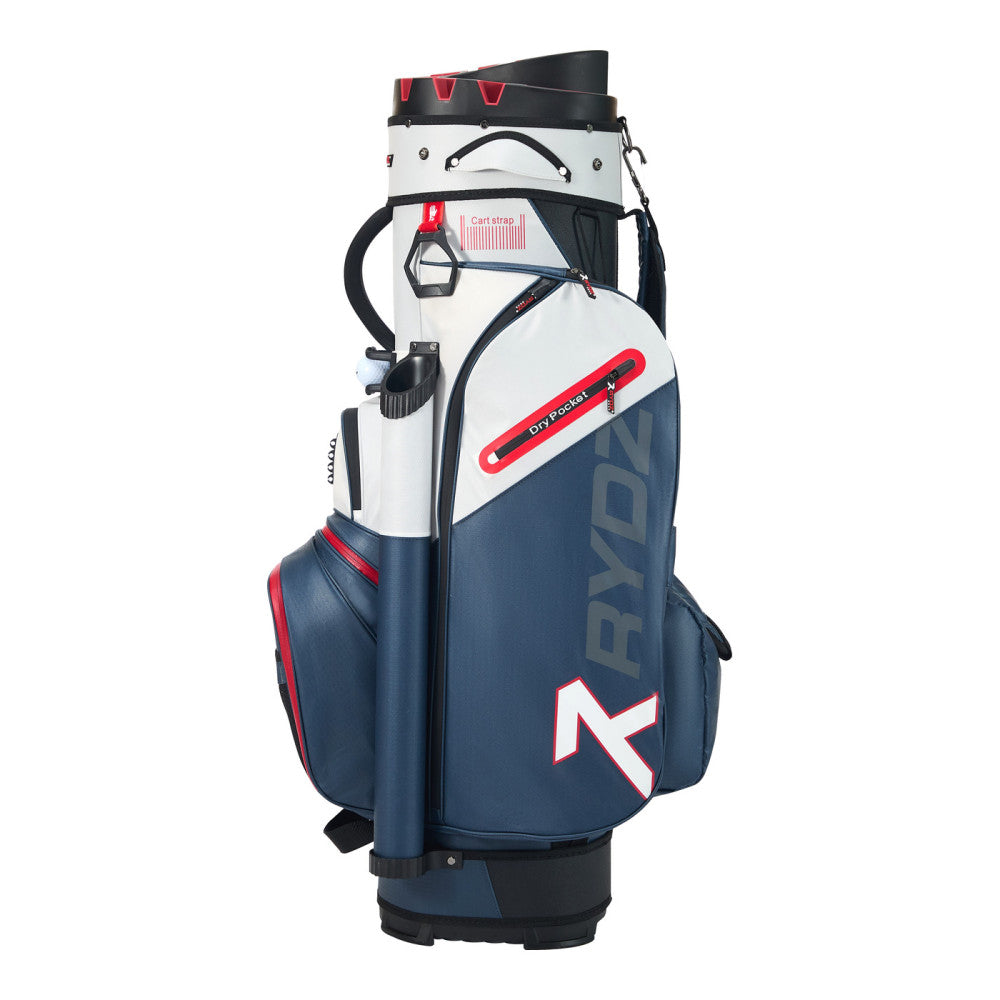 Lucky Nine Cartbag Navy/Weiss/Rot