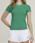 T-shirt Team Seamless Courtside Donna Verde