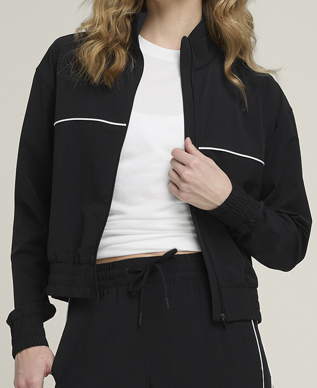 Team Warm-Up Jacke Damen Schwarz