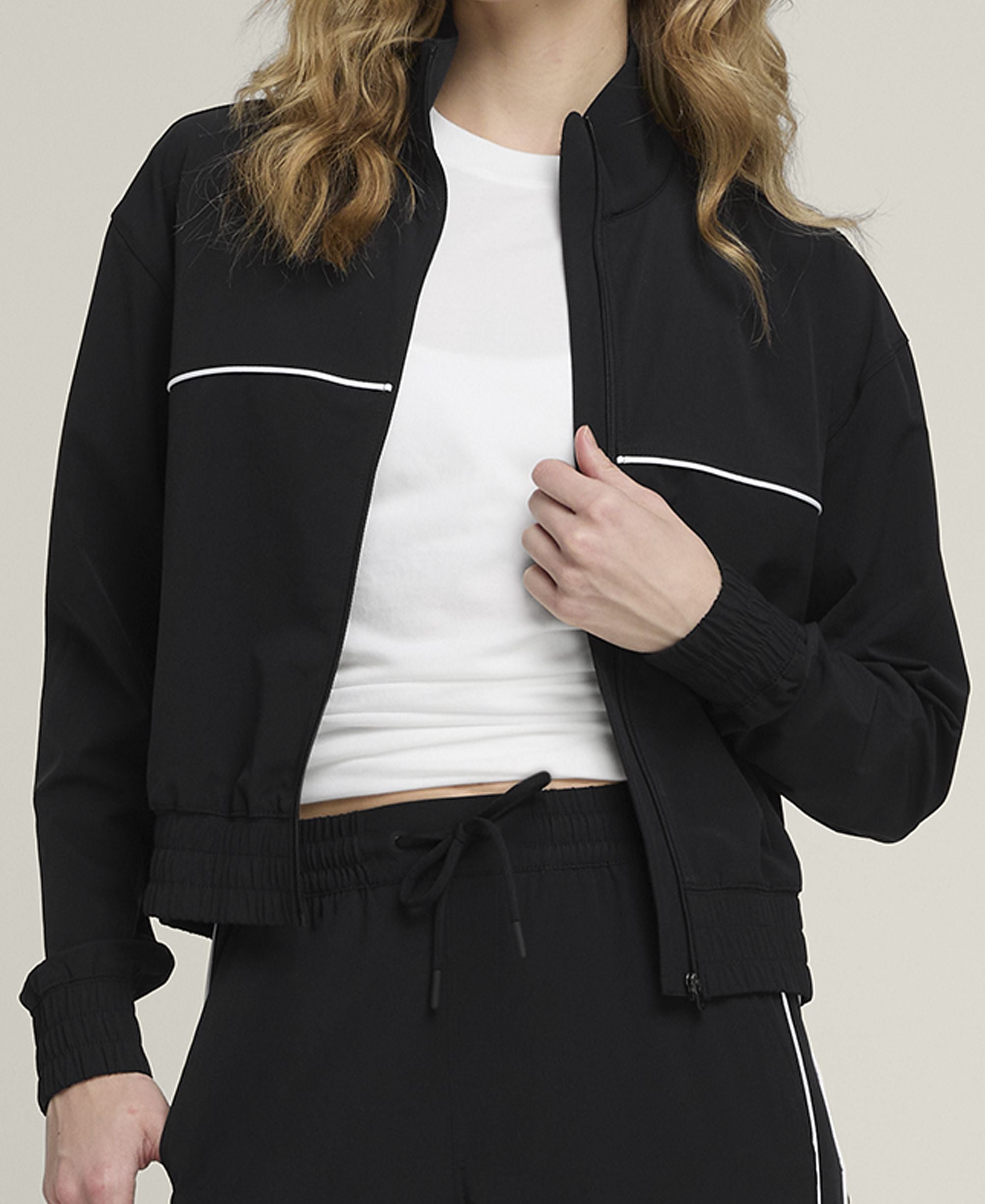 Team Warm-Up Jacke Damen Schwarz