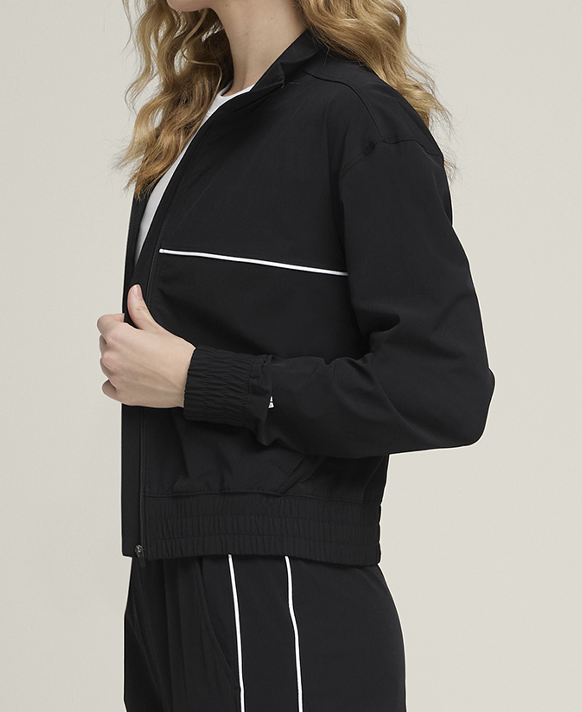 Team Warm-Up Jacke Damen Schwarz