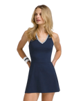 Robe Tiebreaker femme bleu marine