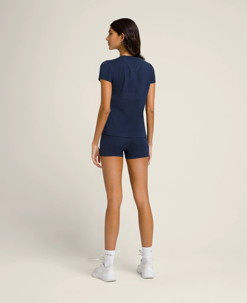 Pro Seamless T-Shirt Damen Navy