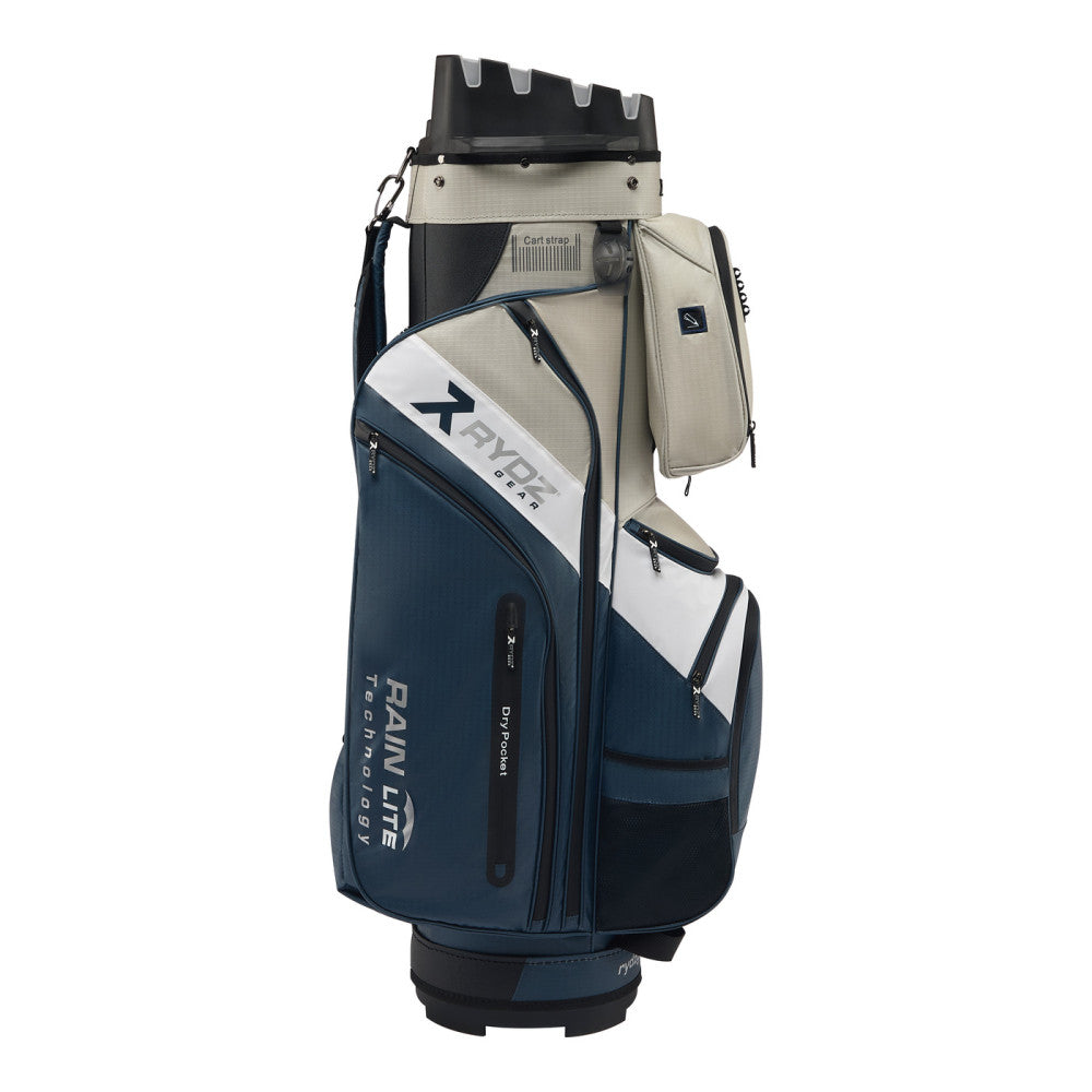 Sac chariot déperlant Big Rick marine/blanc/argent