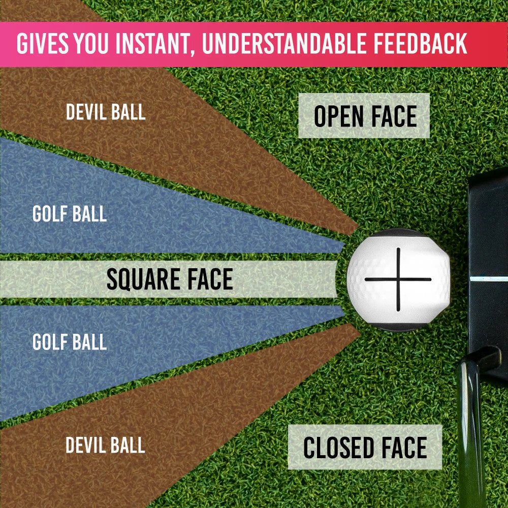 Balles d’entraînement au putting Devil Ball lot de 2