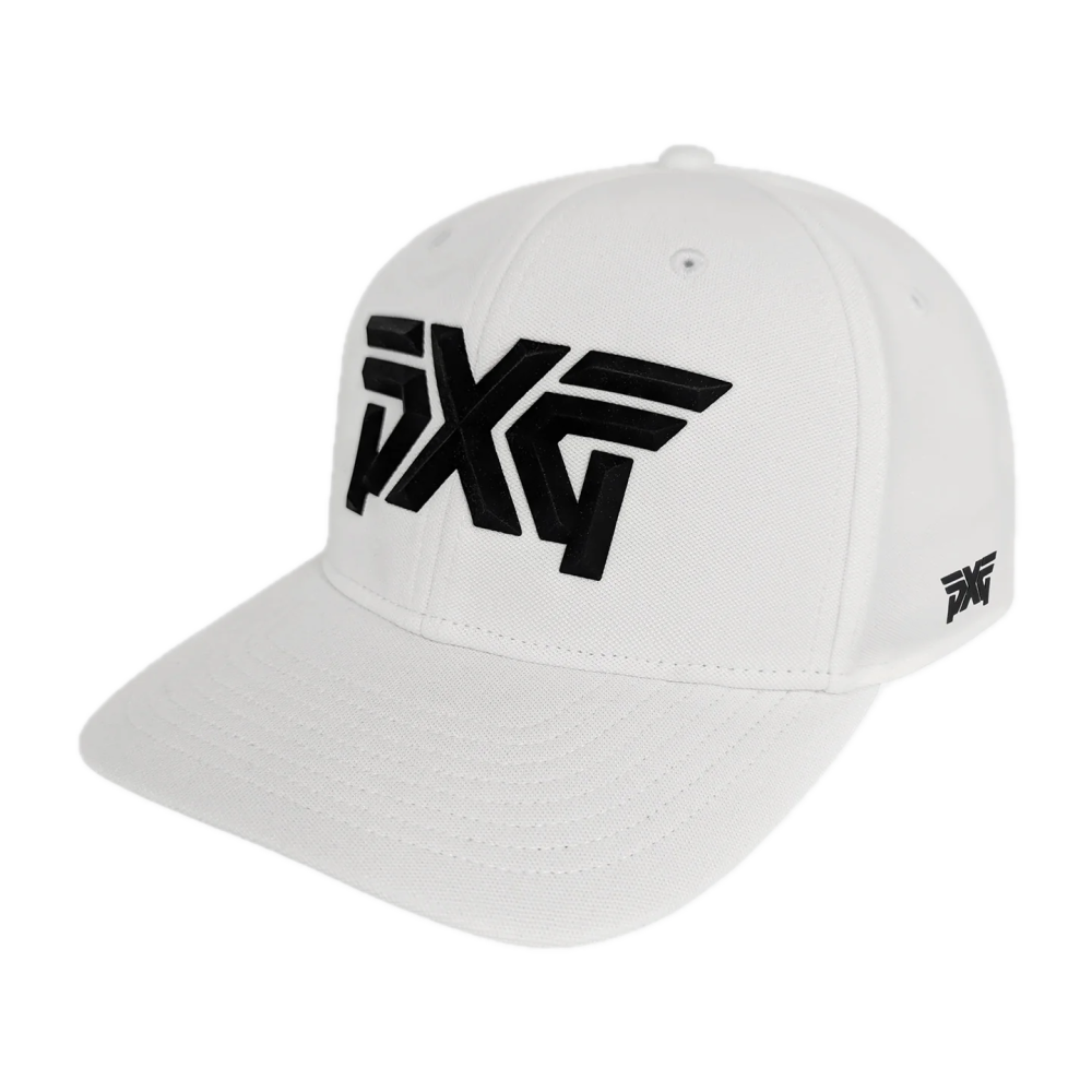 Stretch Snapback Cap Weiss