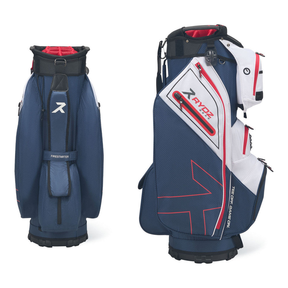 Firestarter Cart Bag Navy/White/Red