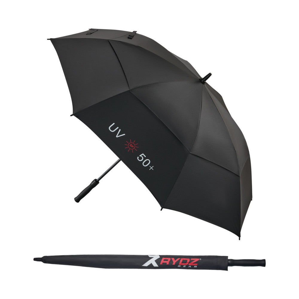 Golf Umbrella UV 50+ Black/White/Red