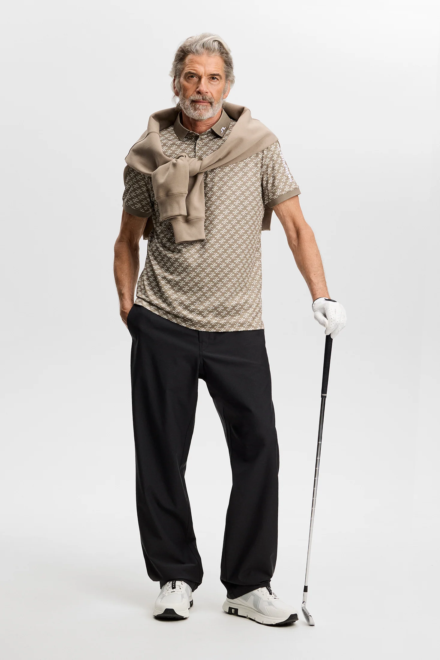Tour Tech Print Polo Herren