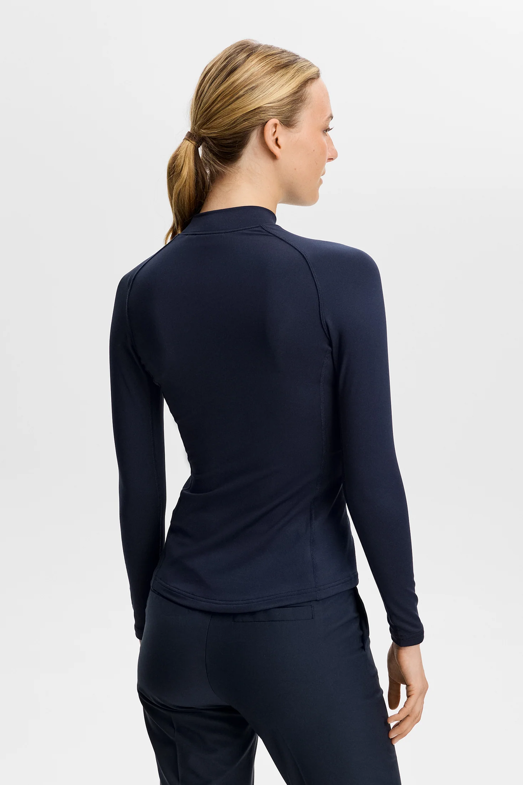 Ella Brushed Top Navy