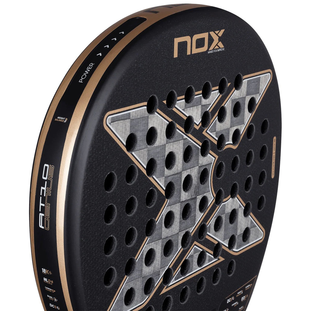 Raquette de padel AT10 LUXURY GENIUS 18K ALUM 2026 par Agustin Tapia