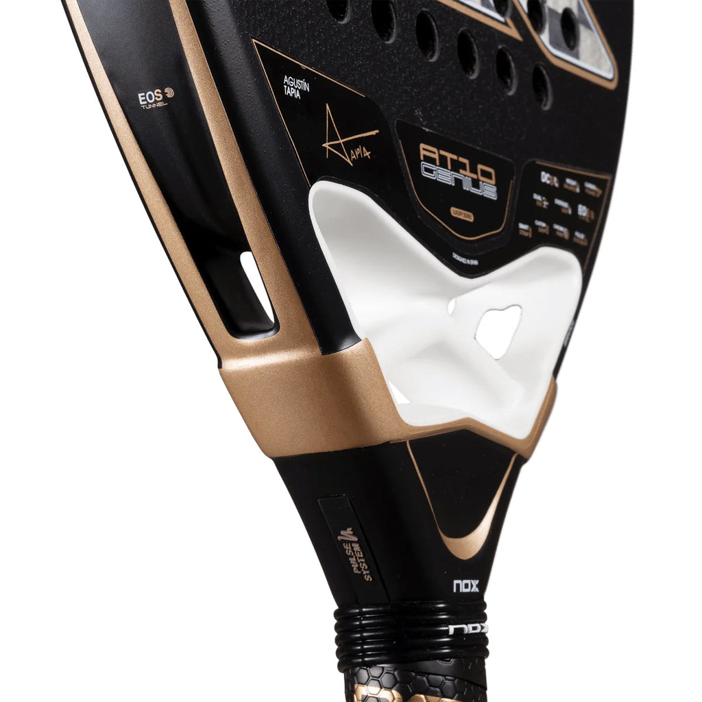 Raquette de padel AT10 LUXURY GENIUS 18K ALUM 2026 par Agustin Tapia