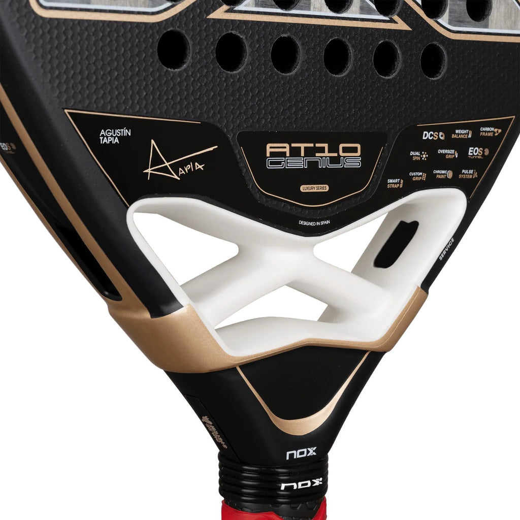 Raquette de padel AT10 LUXURY GENIUS 18K ALUM 2026 par Agustin Tapia
