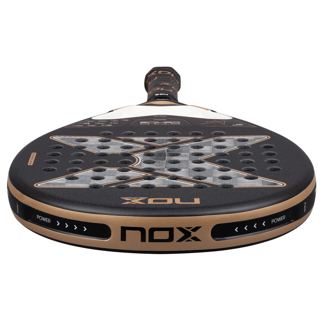 Raquette de padel AT10 LUXURY GENIUS 18K ALUM 2026 par Agustin Tapia
