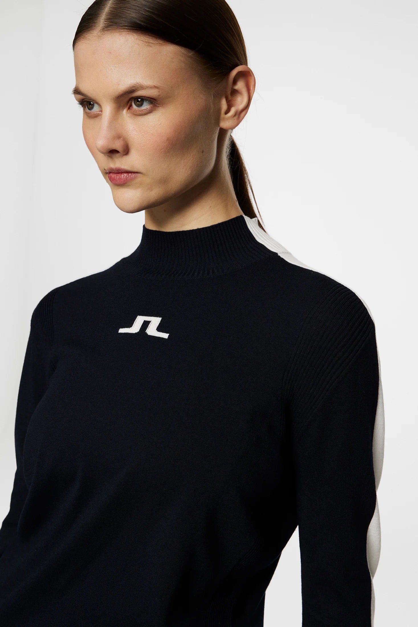 Pull Adia en maille bleu marine
