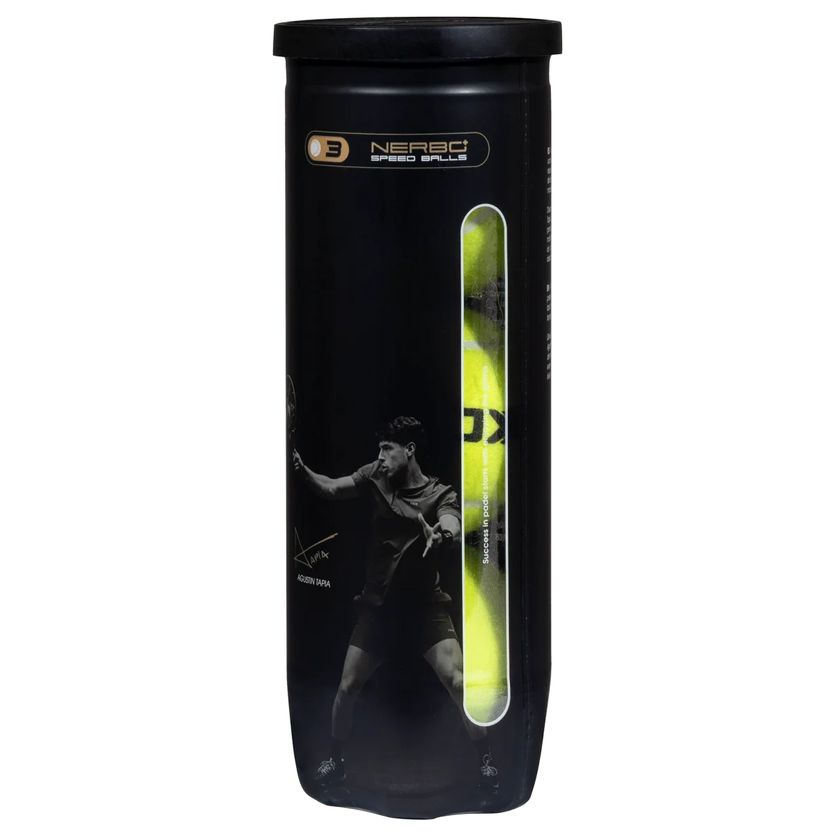Nerbo+ Speed Padel Balls, 3-ball can