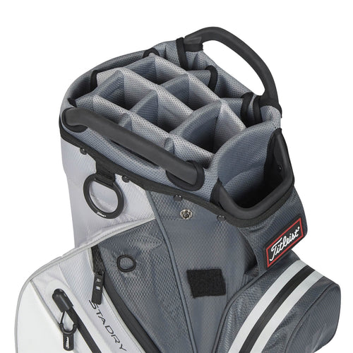 14 Stadry Cartbag Charcoal/Grau/Weiss