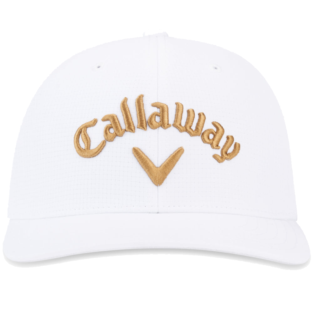 Casquette Tour Authentic Performance Pro blanche/or