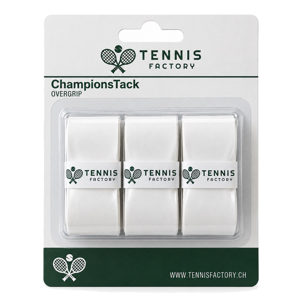 ChampionsTack Overgrip 3er Pack Weiss