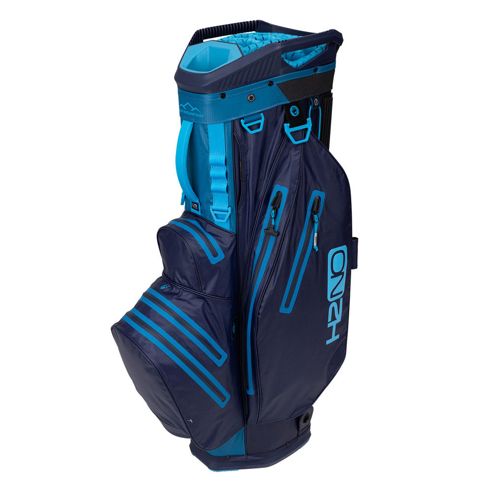 H2NO Lite Waterproof Cart Bag Navy/Surf/Oasis