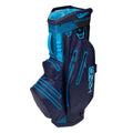 H2NO Lite Waterproof Cart Bag Navy/Surf/Oasis