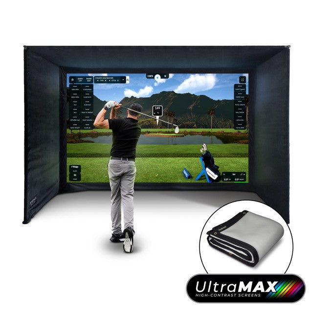 Golfsimulator Enclosure UltraMAX Grau 4 x 2,5 x 1,5 m