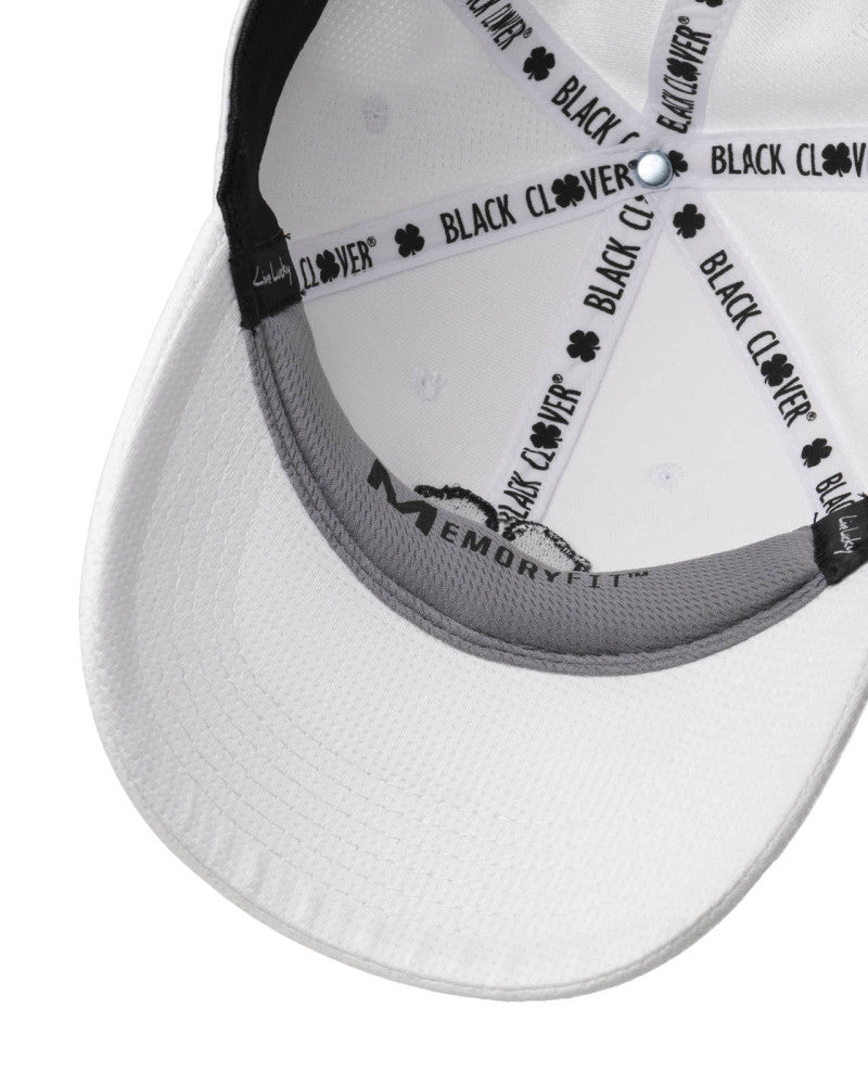 Iron X Fitted Cap White/Blue