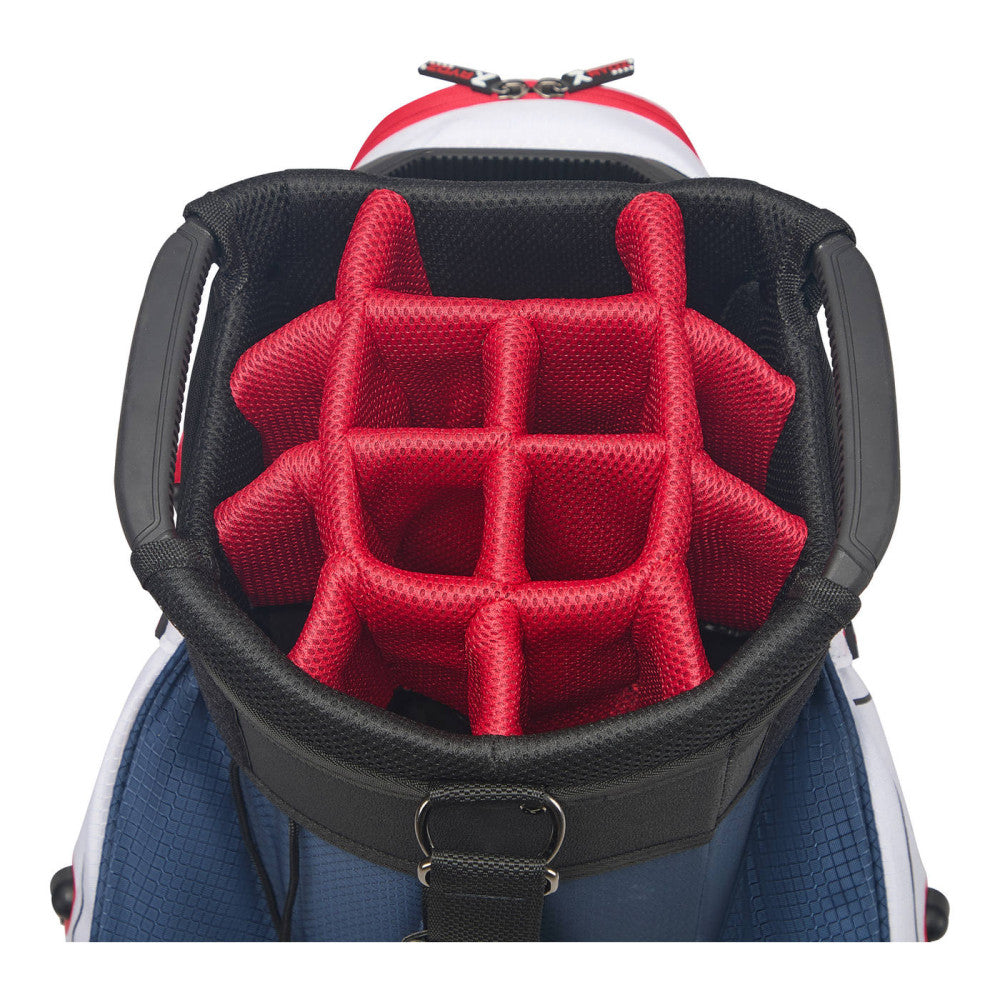 Firestarter Cart Bag Navy/White/Red