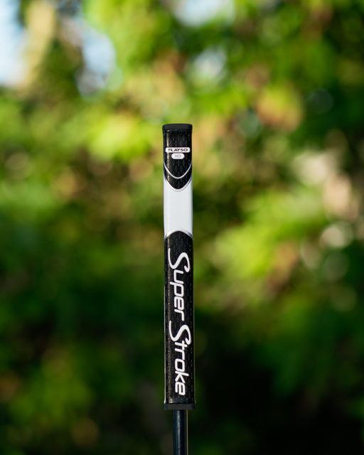 Grip de putter Zenergy Flatso 1.0 blanc/noir