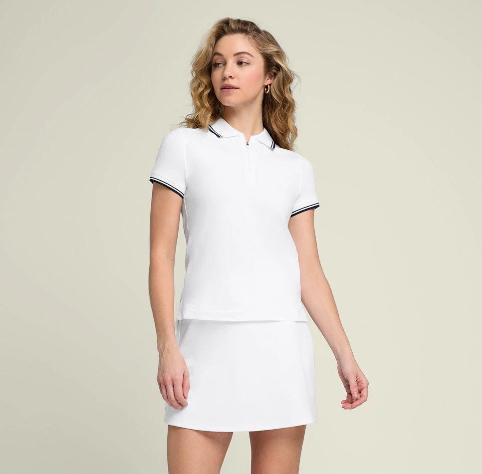 Team Flat Front Skirt Women White