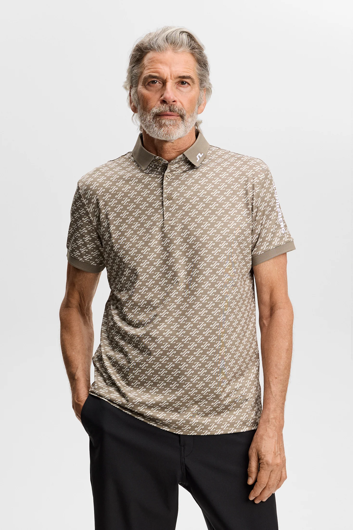 Tour Tech Print Polo Herren
