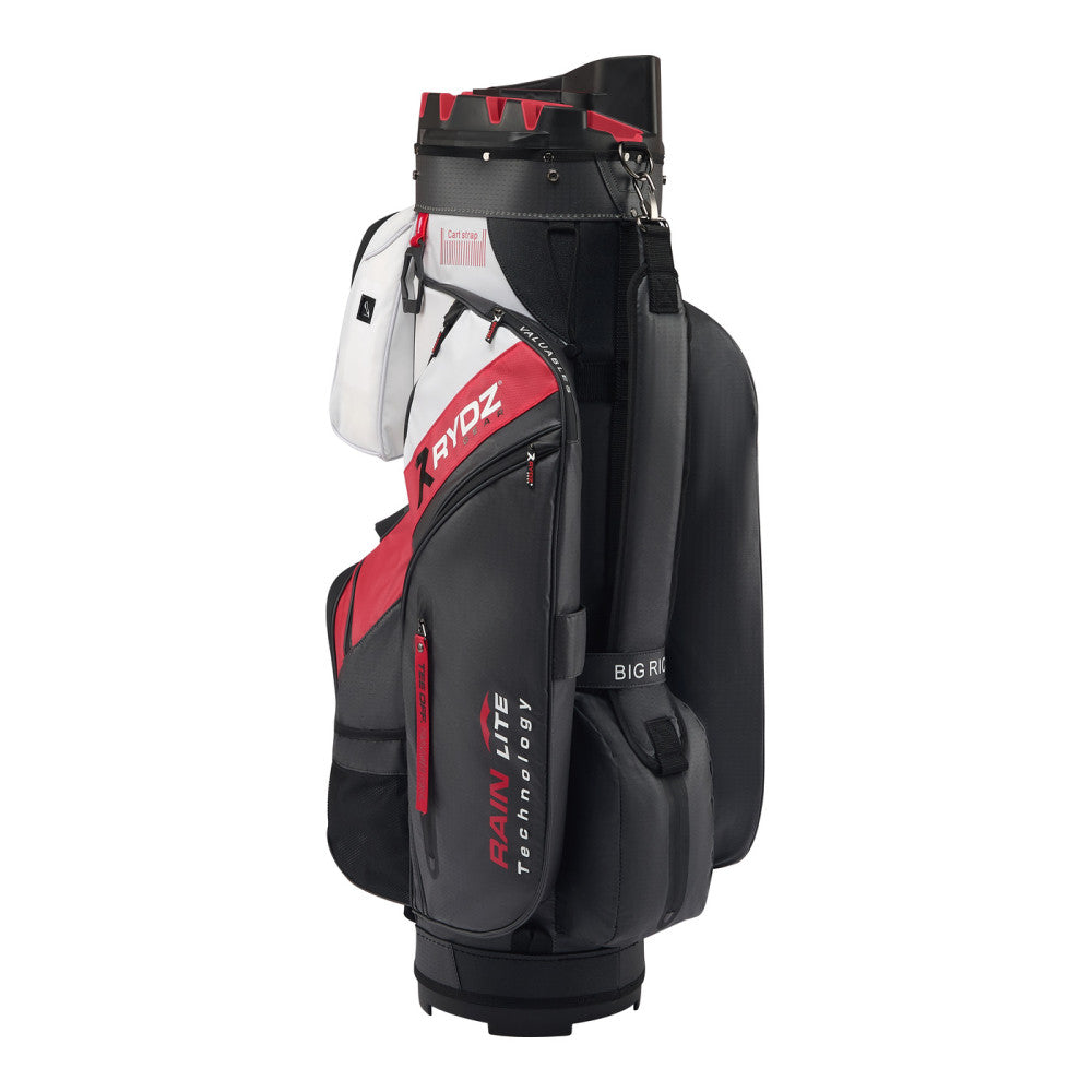 Sac chariot déperlant Big Rick noir/rouge/blanc