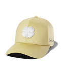 Premium Clover Fitted Cap Yellow/White