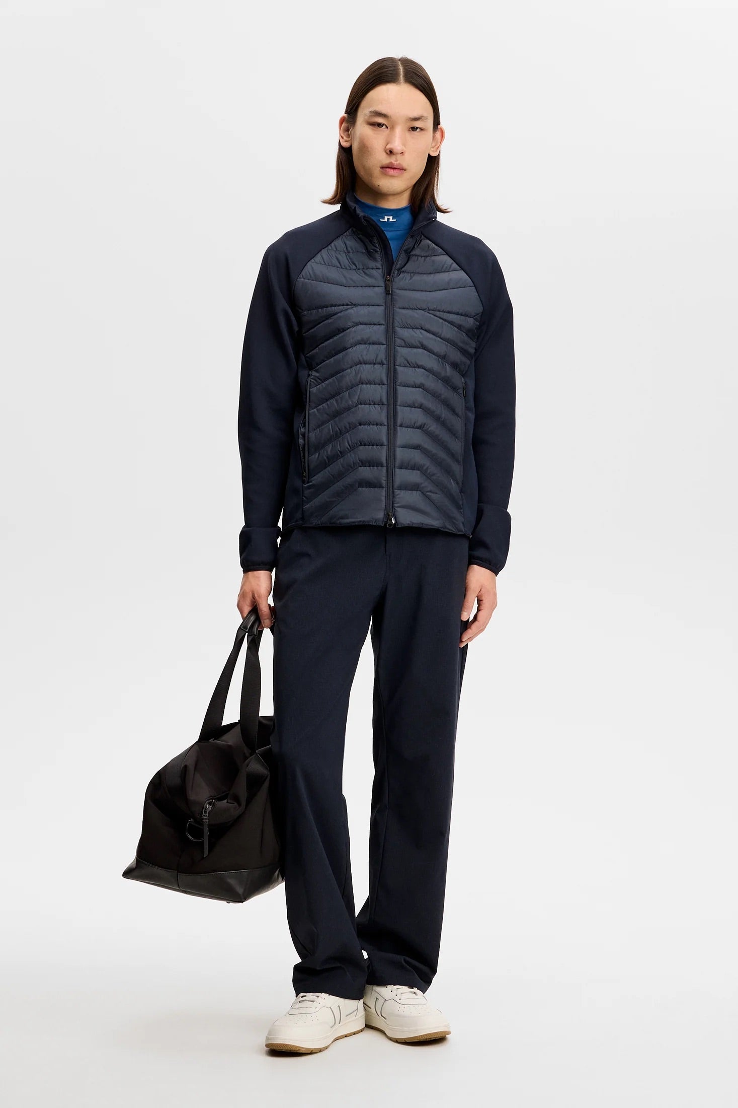Heyden Quilt Hybrid Jacke Herren Navy